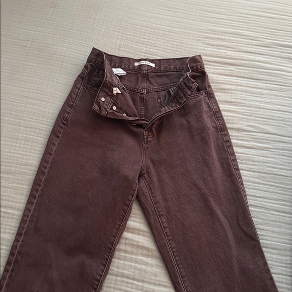 PacSun Chocolate Button-Fly Jeans - Picture 3 of 3